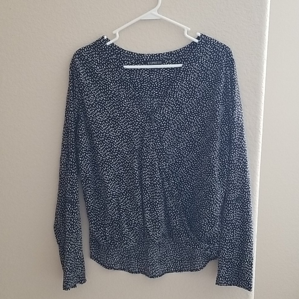 Express Front Crossover Blouse